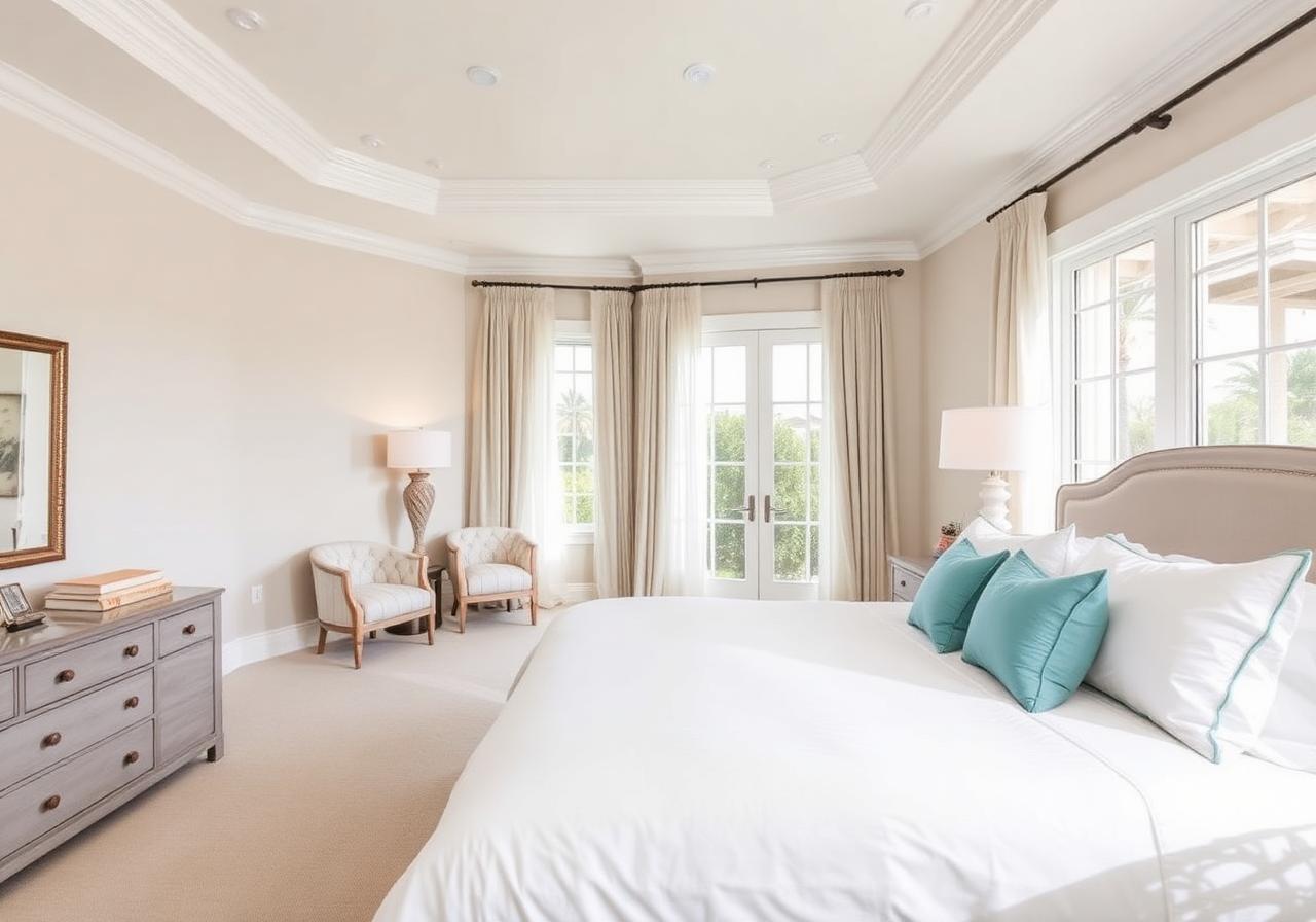 Representative bedroom from a managed Central Florida vacation rental